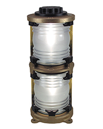 Double Lens Navigation Light - White Masthead Light